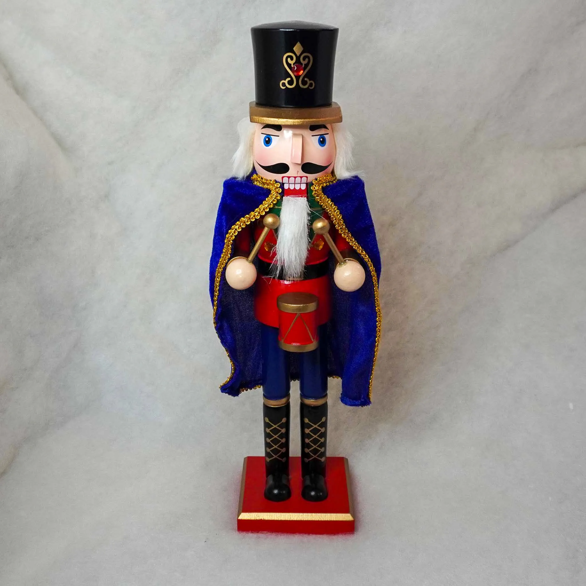 38cm Nutcracker Wooden with Cape