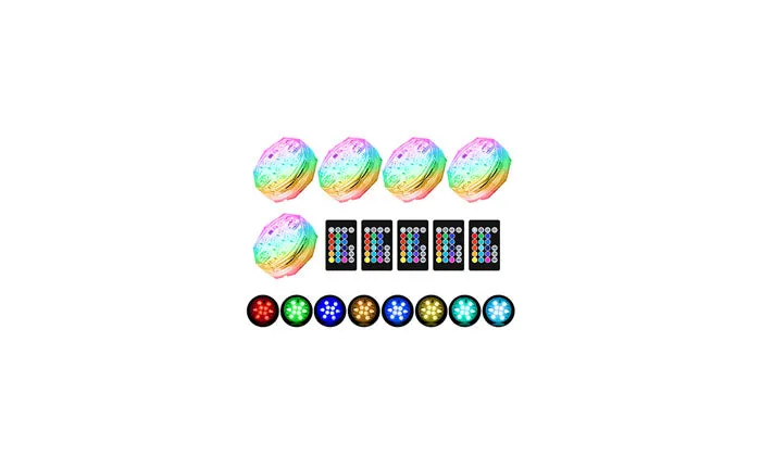 5 Piece Submersible LED Lights