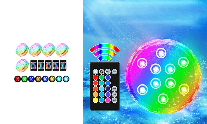 5 Piece Submersible LED Lights