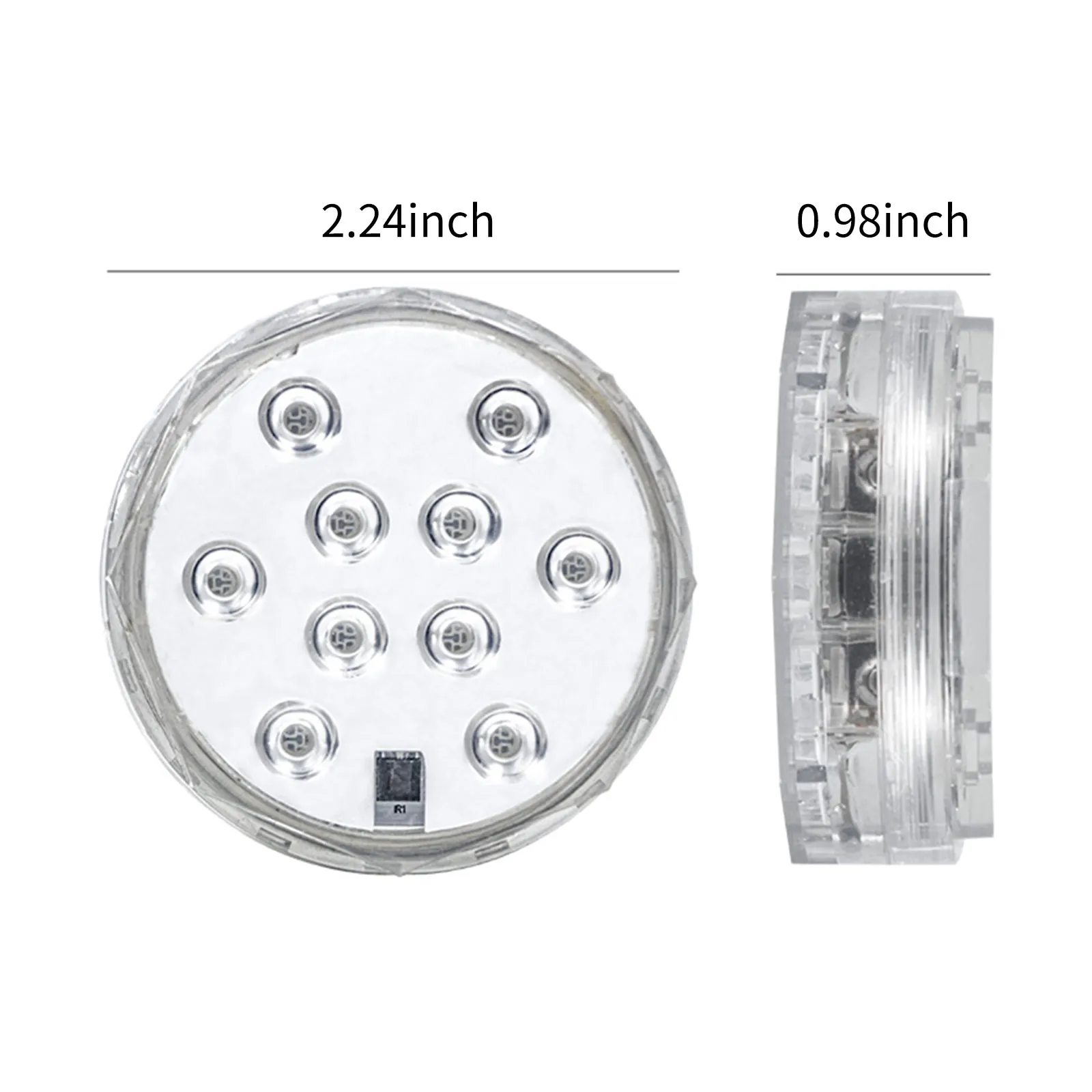 5 Piece Submersible LED Lights