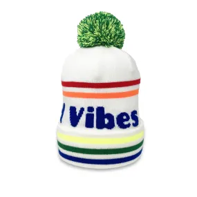 5 Stripe Custom Knit Beanie Hat