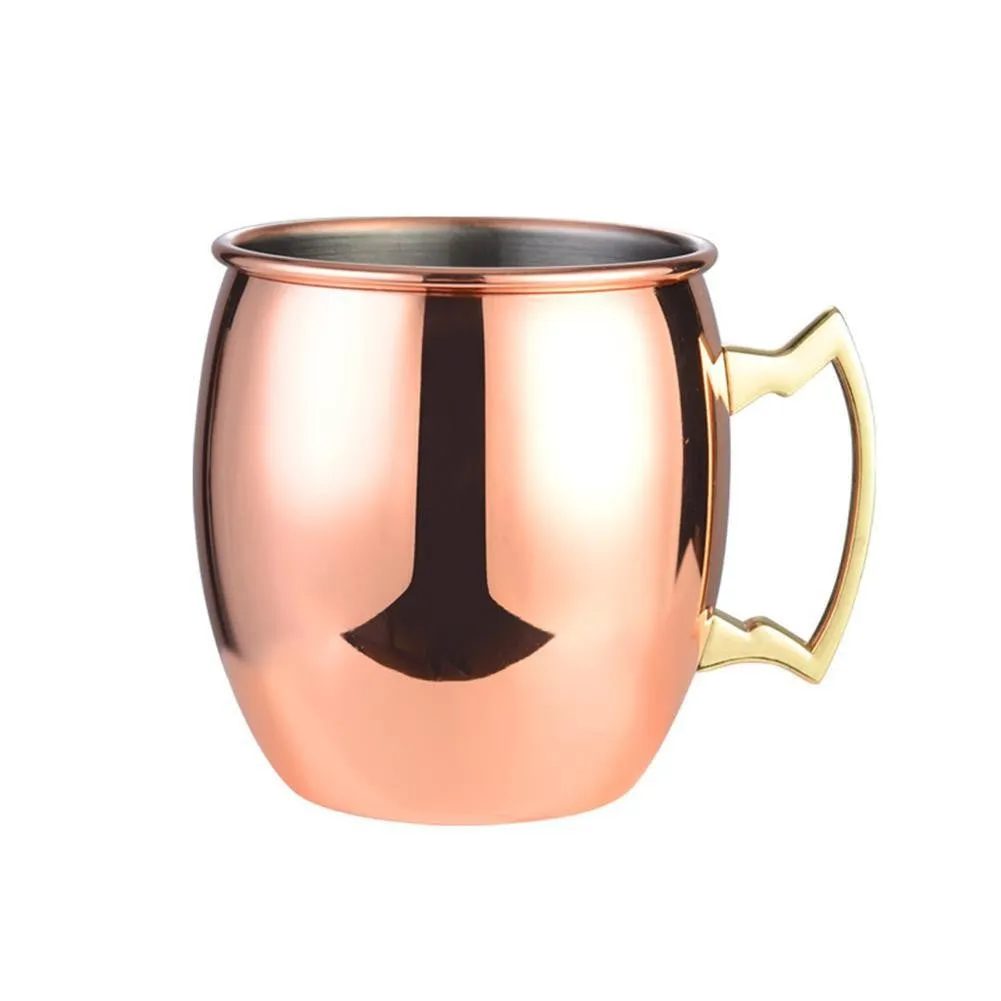 500ml Hammered Copper Plated Cocktail Mug