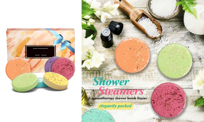 6 Piece Aromatherapy 35g Aromatherapy Shower Tablets