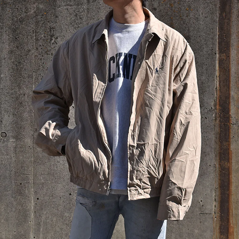 90's　Polo Ralph Lauren/ポロ ラルフローレン  チェックライナー スイングトップジャケット　230223