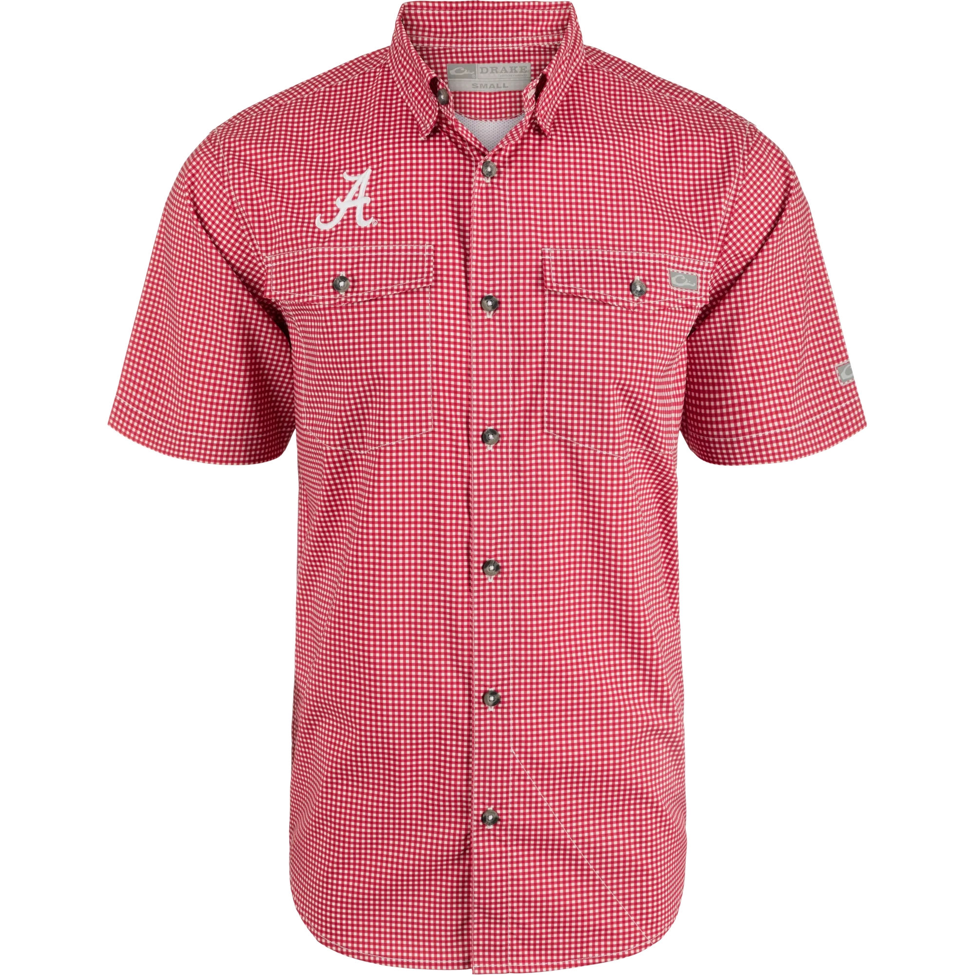 Alabama Frat Gingham Short Sleeve Shirt