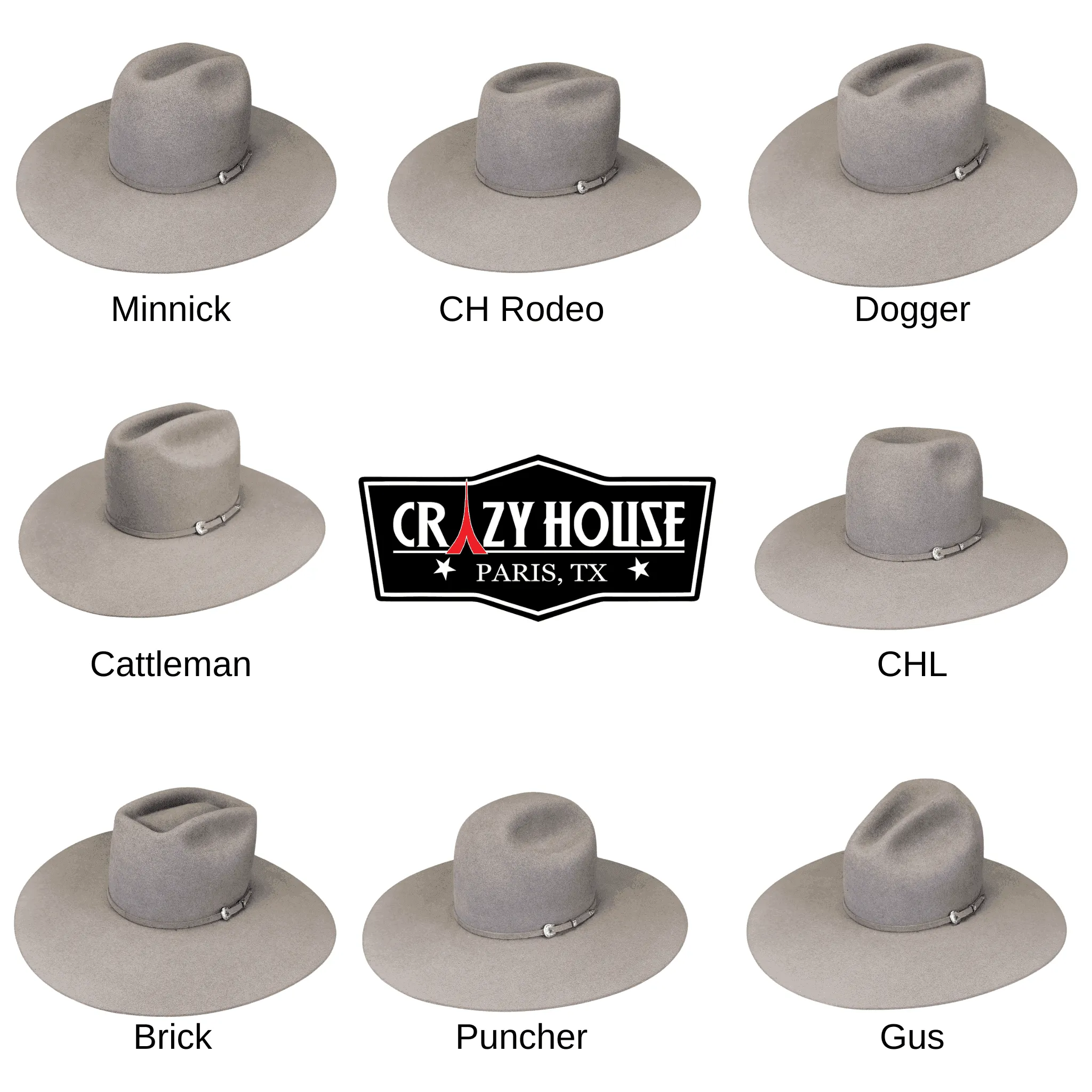 American Hat Company 1022S 5" Straw Hat