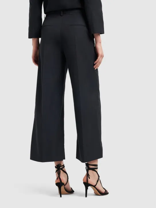 &#x27;S Max Mara   Agostin cotton pants w/ embellished belt 