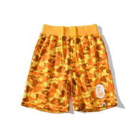 APE Orange camouflage Sport Men's Shorts