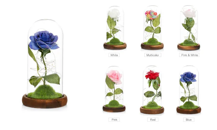 Artificial Rose Flower With LED Lights