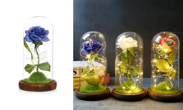 Artificial Rose Flower With LED Lights