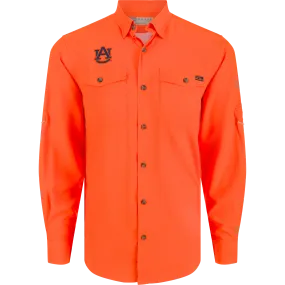 Auburn Frat Dobby Long Sleeve Shirt