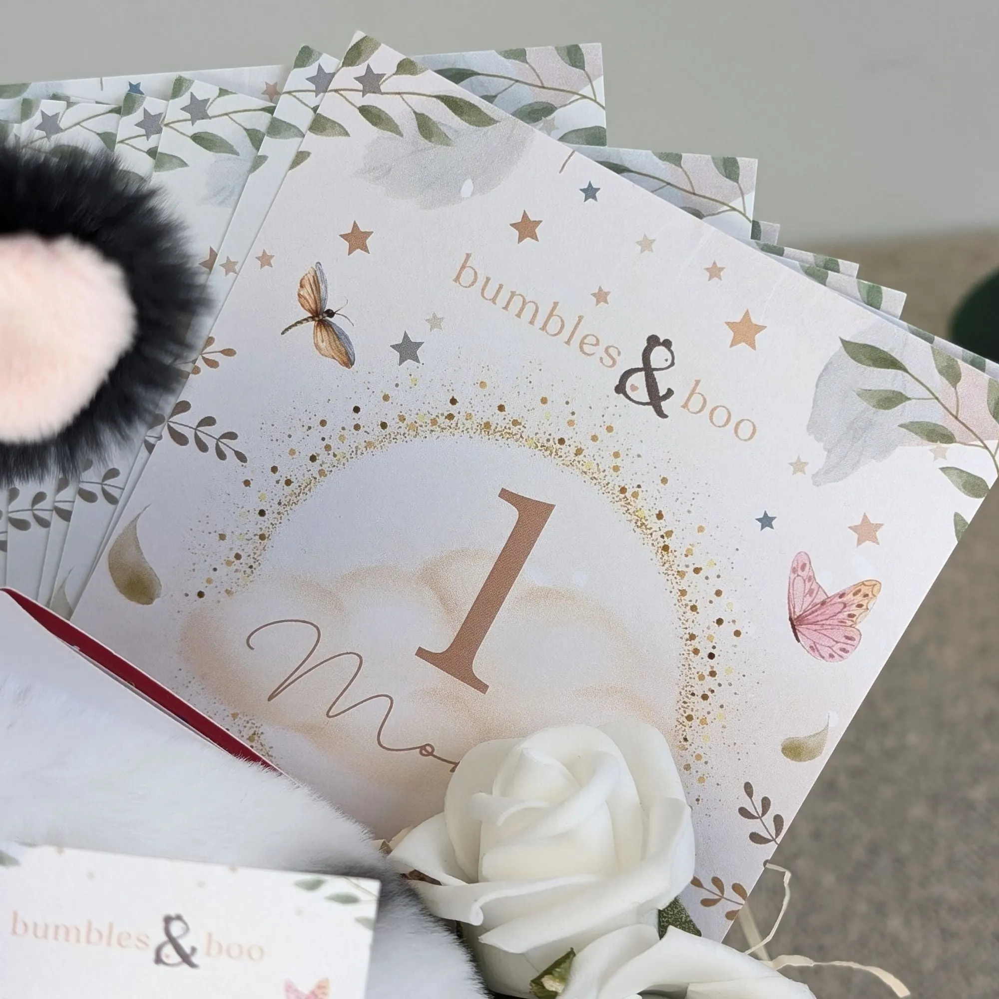 Baby Boy Gifts Hamper Box "Marley Moo" Cuddles