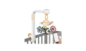 Baby Crib Mobile With Projection Night Light
