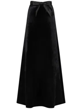 Balenciaga   Viscose blend A-line maxi skirt 