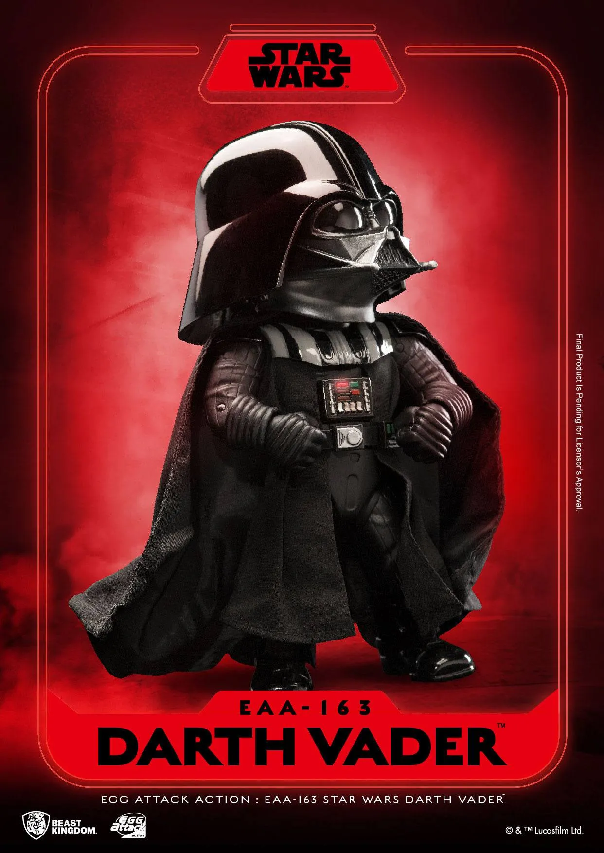 Beast Kingdom Star Wars Darth Vader Egg Attack Action Figure
