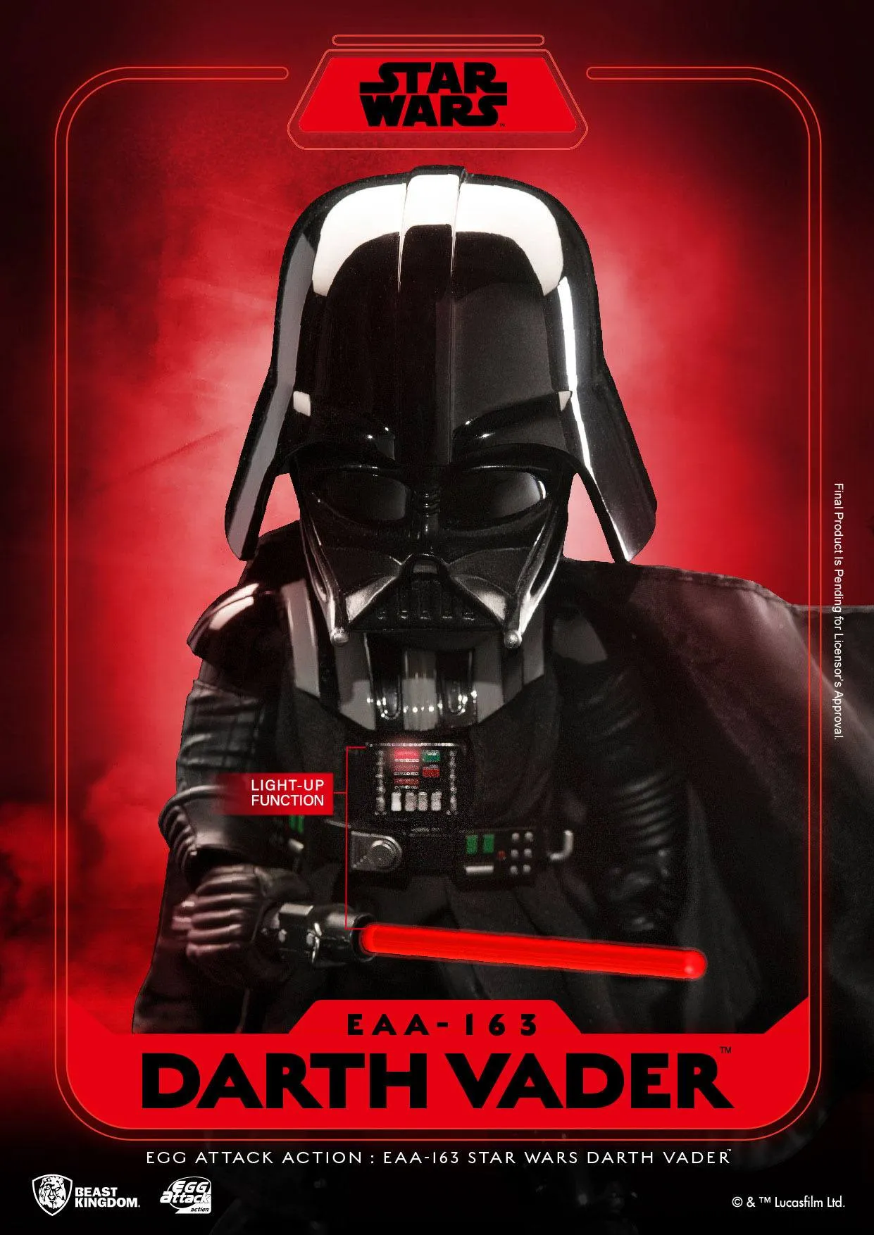 Beast Kingdom Star Wars Darth Vader Egg Attack Action Figure