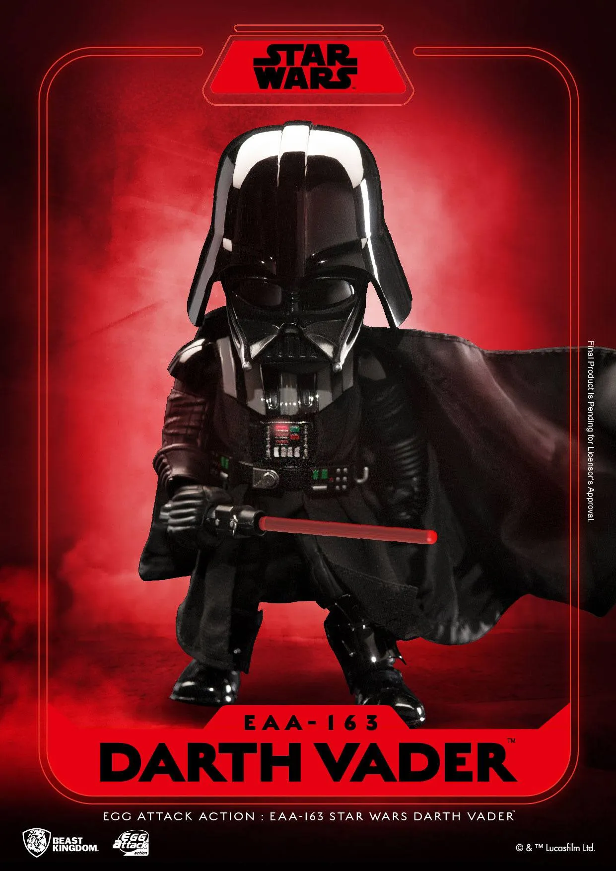 Beast Kingdom Star Wars Darth Vader Egg Attack Action Figure
