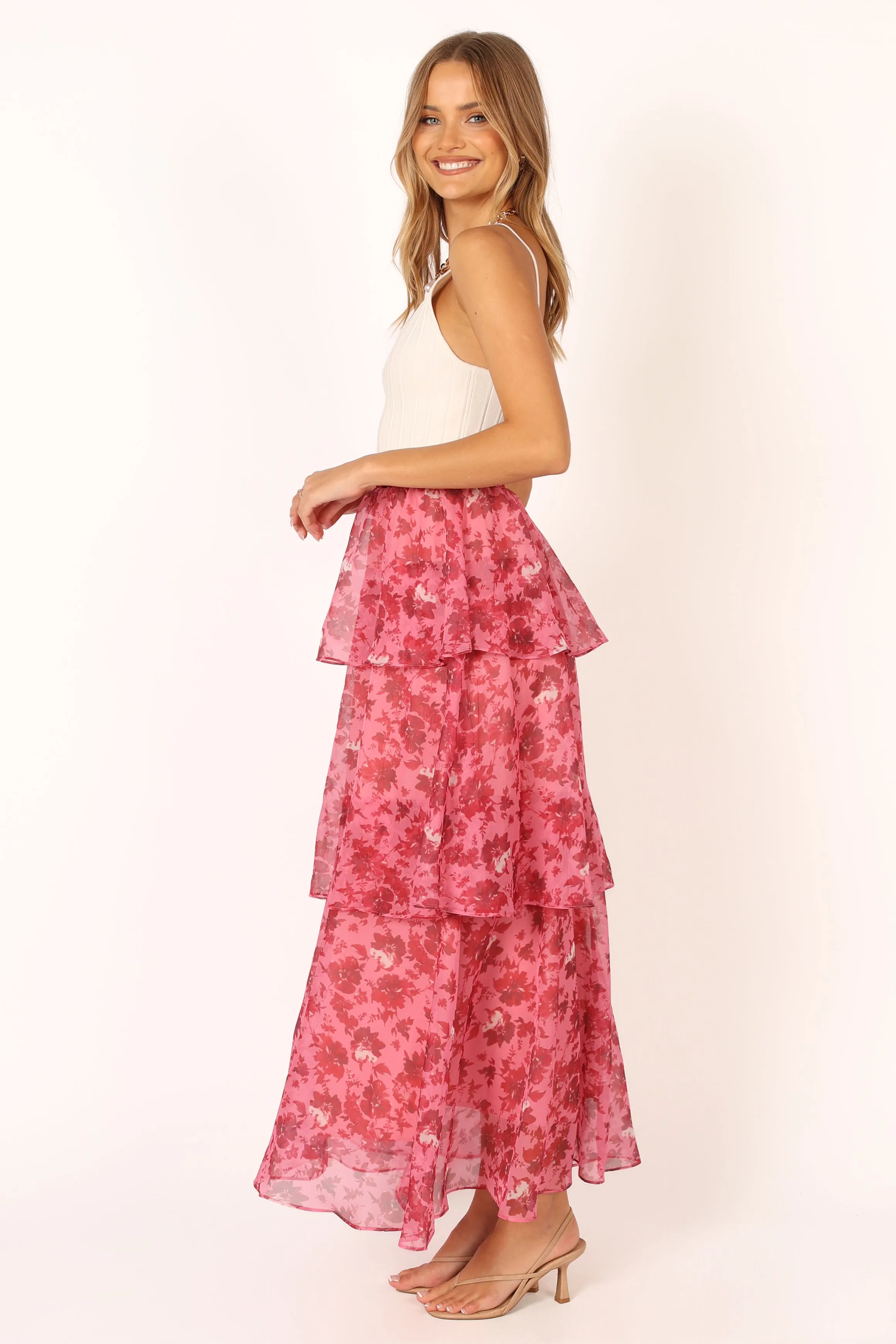 Blaise Frill Skirt - Pink