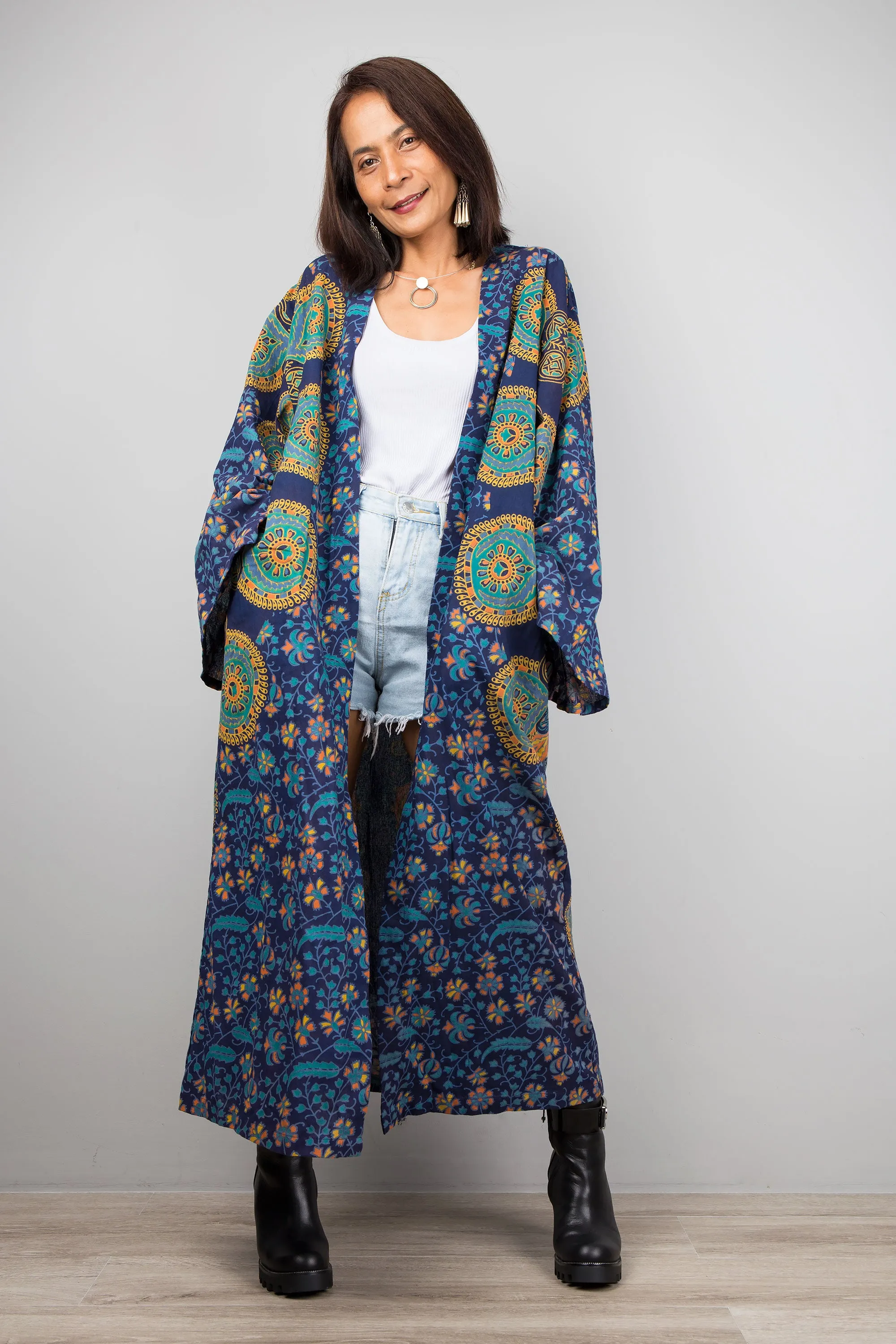 Boho Open Front Cardigan