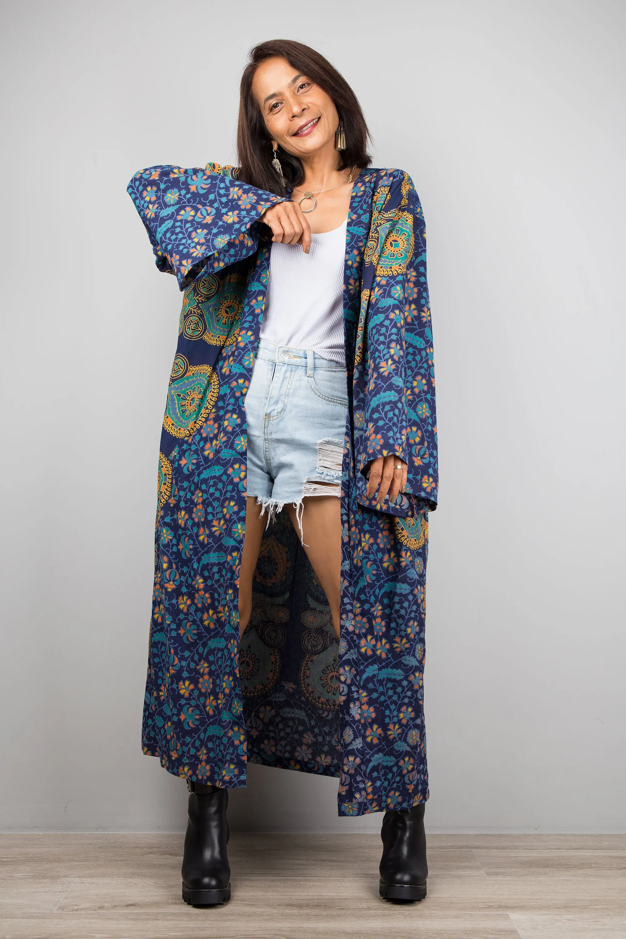 Boho Open Front Cardigan