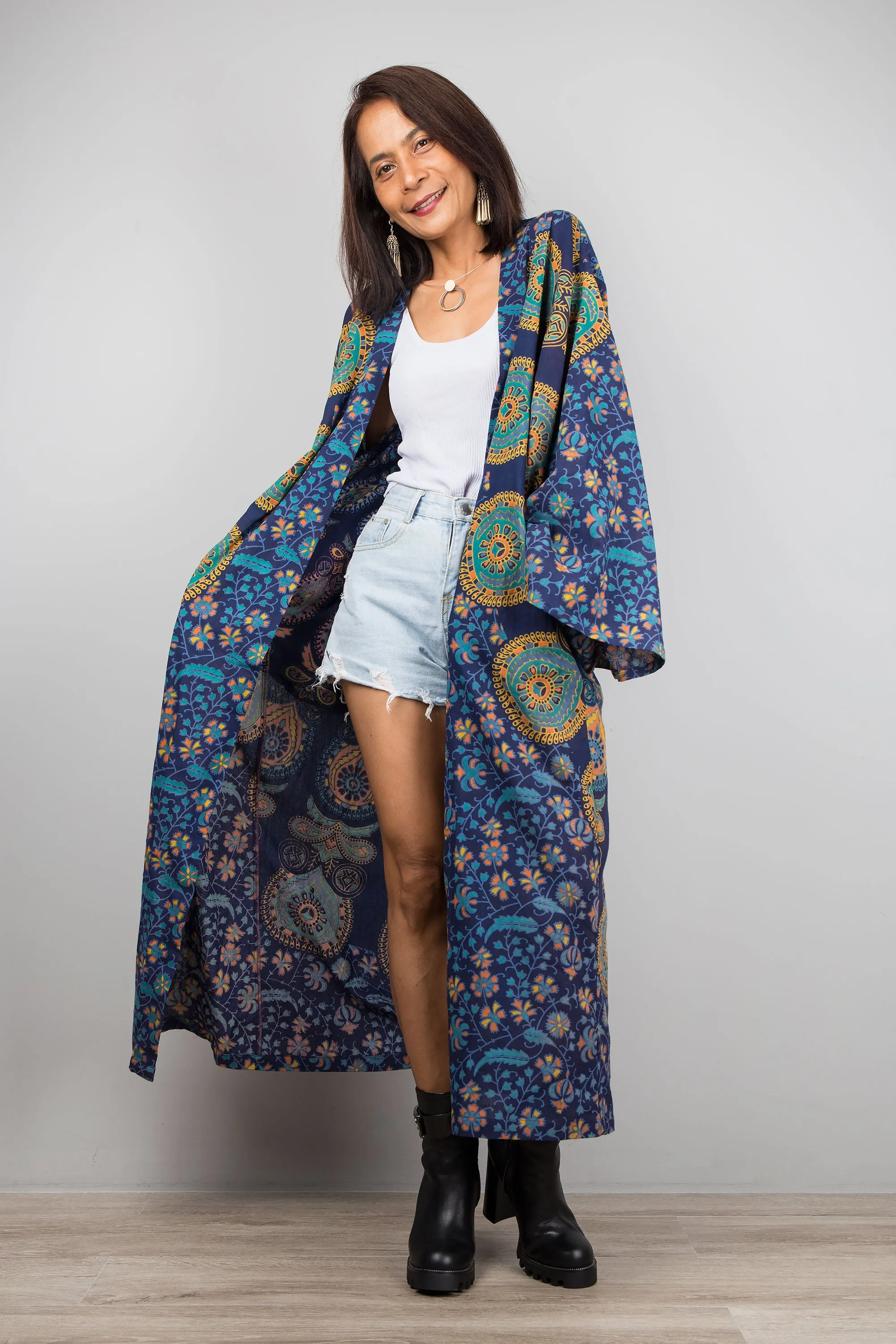 Boho Open Front Cardigan