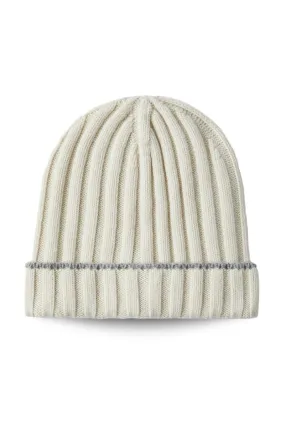 Cashmere Ribbed Beanie