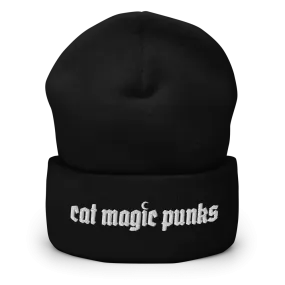 Cat Magic Punks Logo Knit Beanie
