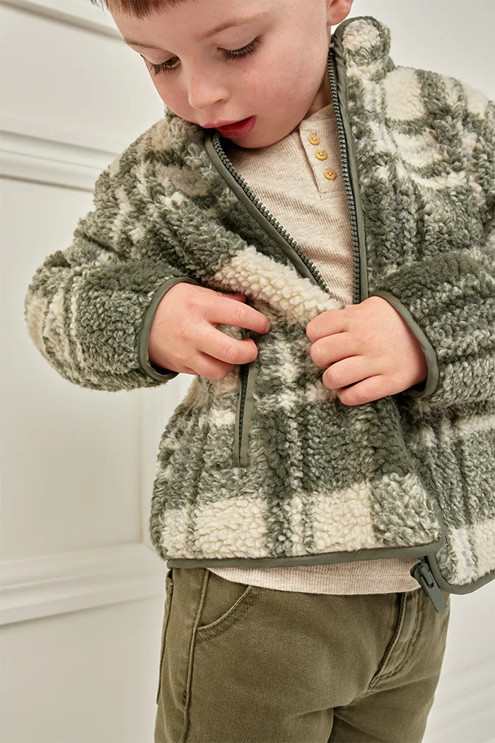 Check Sherpa Jacket