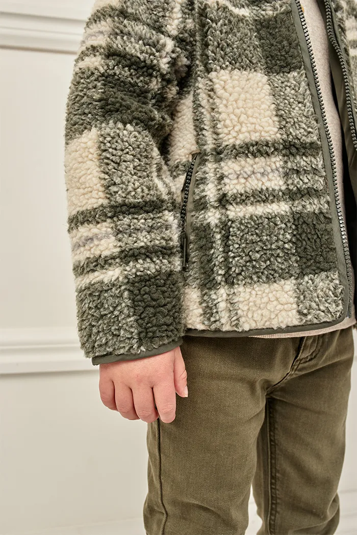Check Sherpa Jacket