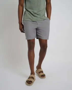 Classic Pull On Linen Short 6"