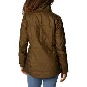 Columbia 2008051 Payton Pass Interchange Jacket for Ladies - Olive Green/Black Sherpa - S