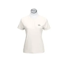COMPETITION SLEEVELESS POLO SHIRT WOMAN PIKEUR CREAM