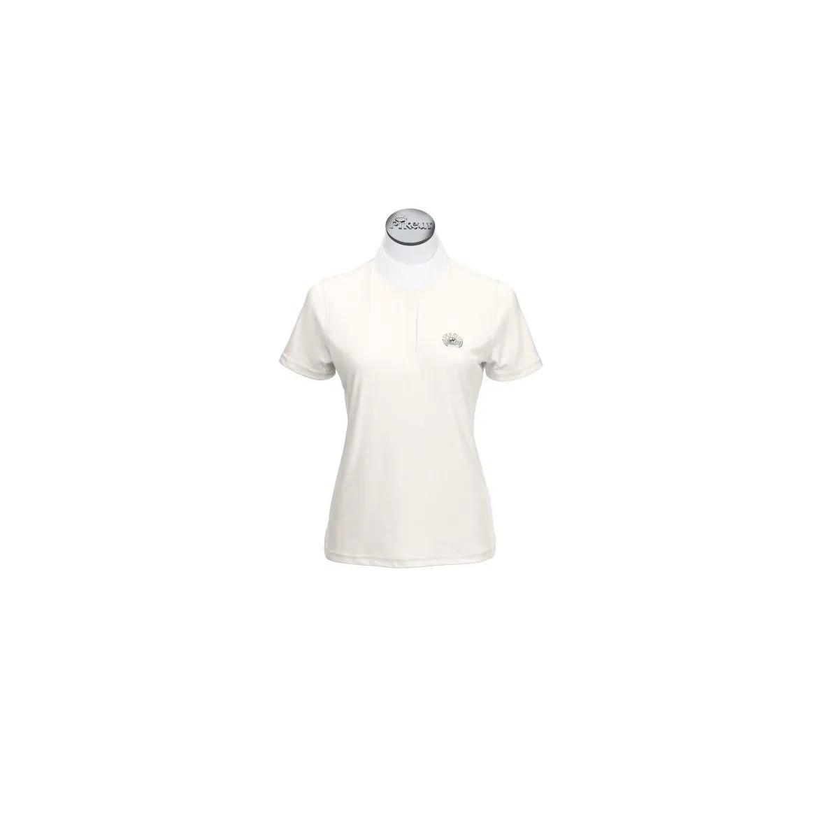 COMPETITION SLEEVELESS POLO SHIRT WOMAN PIKEUR CREAM
