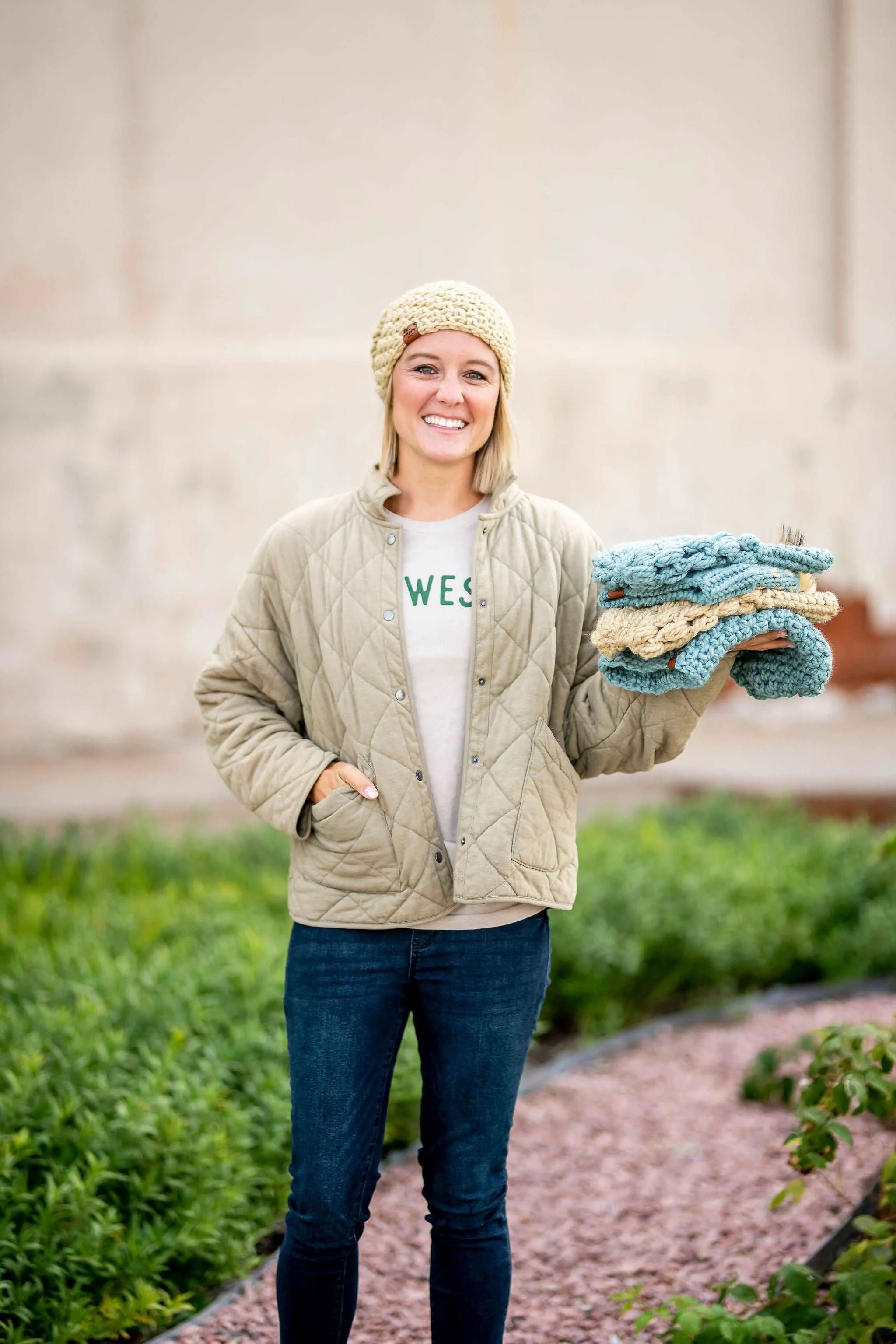 Crochet Simple Slouch Hat | Peanut Tan