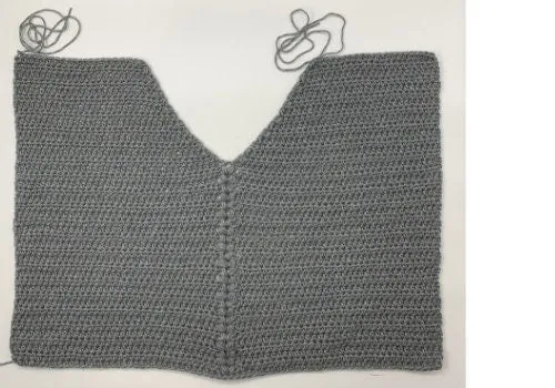 Cropped Crochet Pull Over Sweater Pattern PDF with follow along Video Tutorial