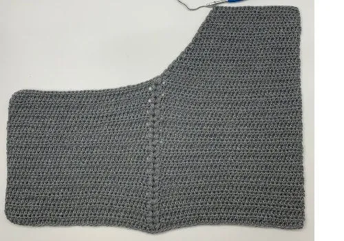 Cropped Crochet Pull Over Sweater Pattern PDF with follow along Video Tutorial