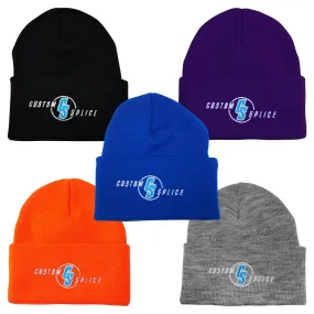 Custom Splice Embroidered Beanie