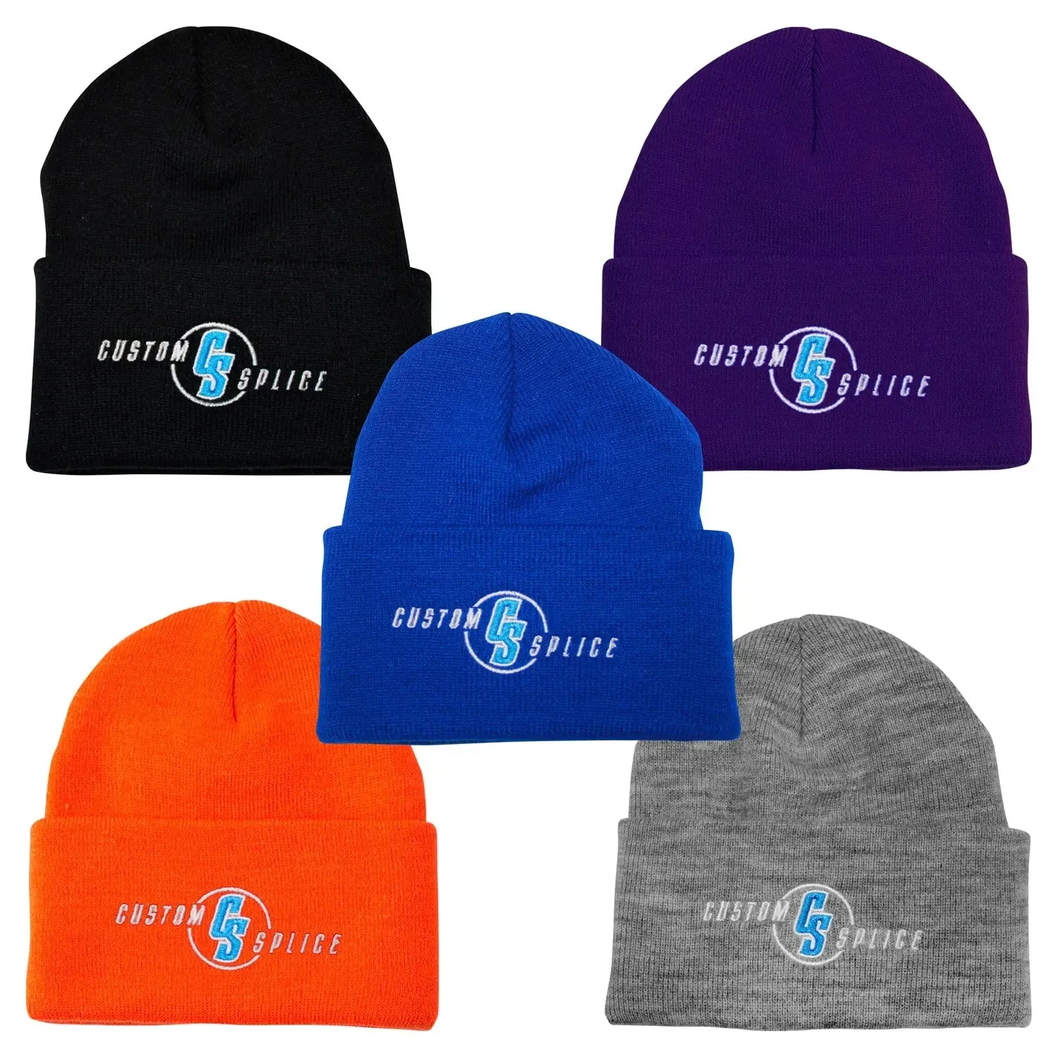Custom Splice Embroidered Beanie