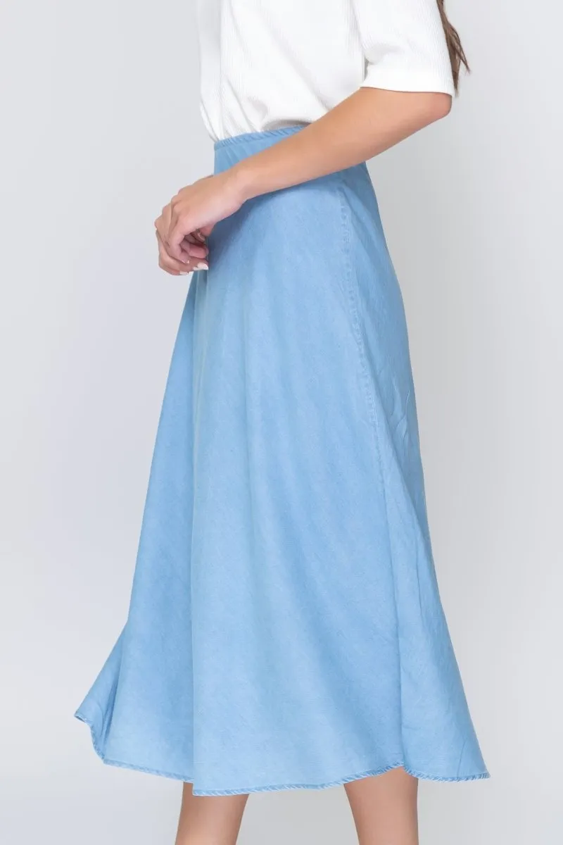 DAKOTA SKIRT (CHAMBRAY)
