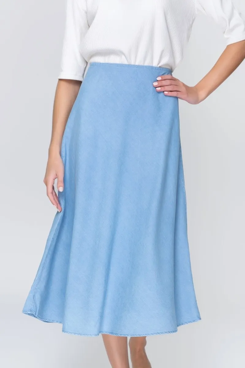 DAKOTA SKIRT (CHAMBRAY)
