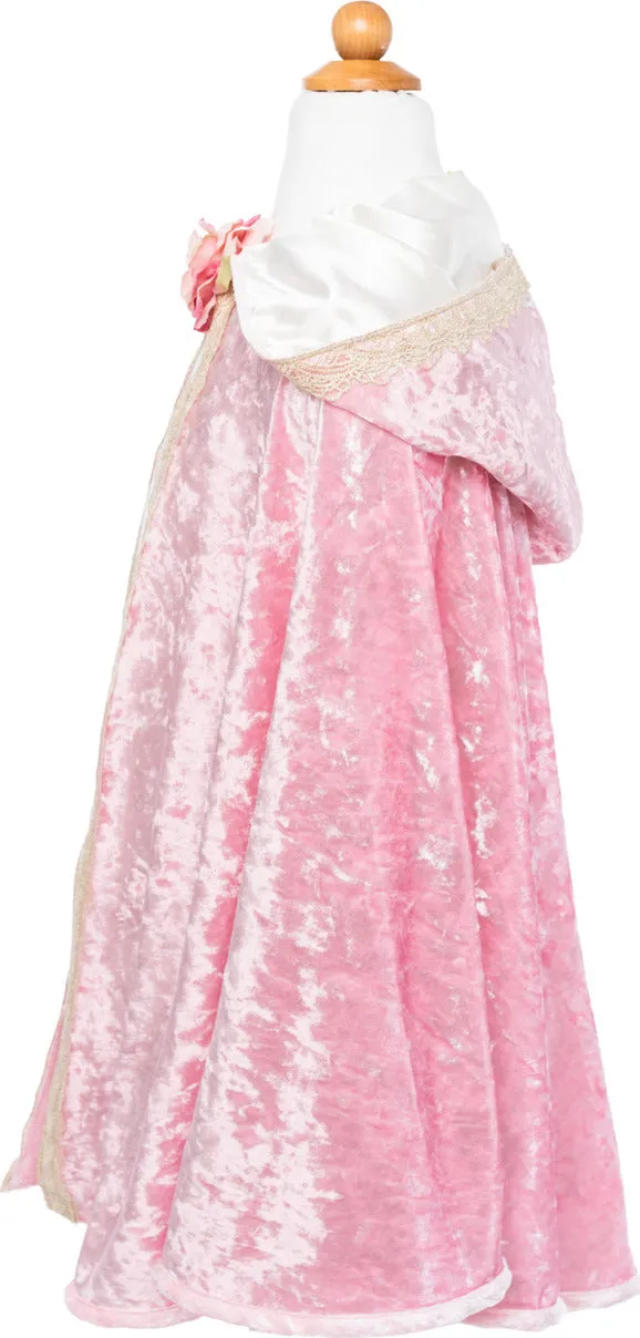 Deluxe Pink Princess Cape (Size 5-6)
