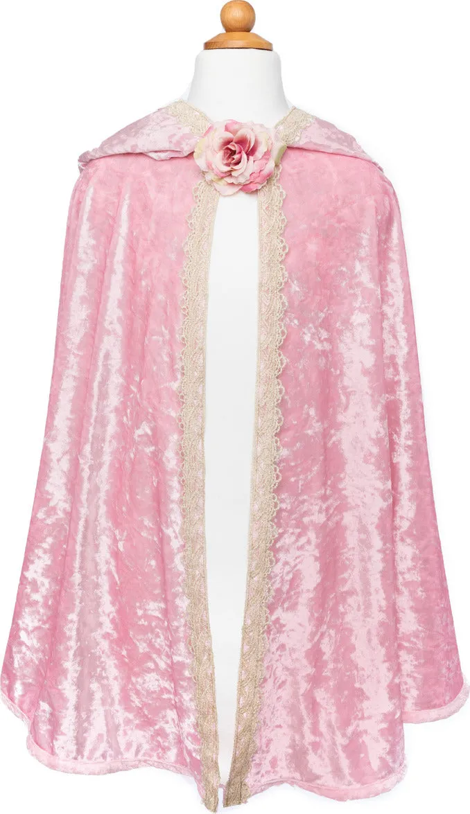 Deluxe Pink Princess Cape (Size 5-6)
