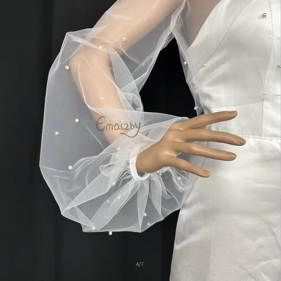 EMALZBYpearl bridal shoulder cape veil,shoulder veil wedding,shoulder veil for wedding dress