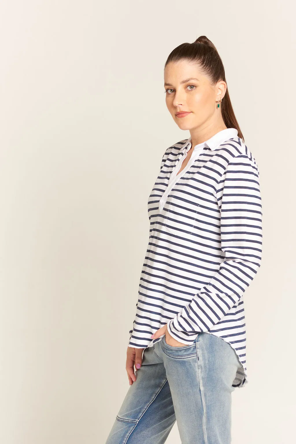 Erin Polo White / Navy