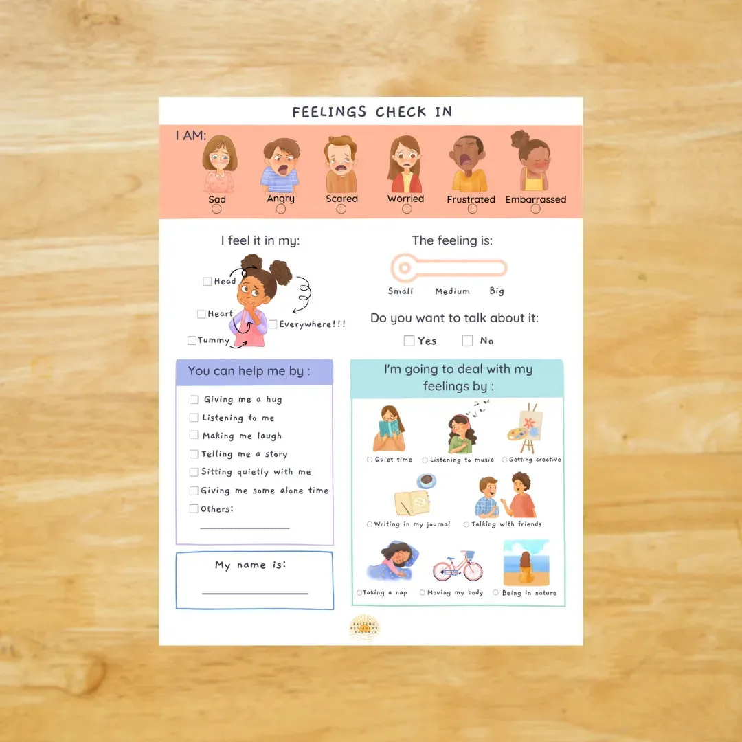 Feelings Check-in Memopad