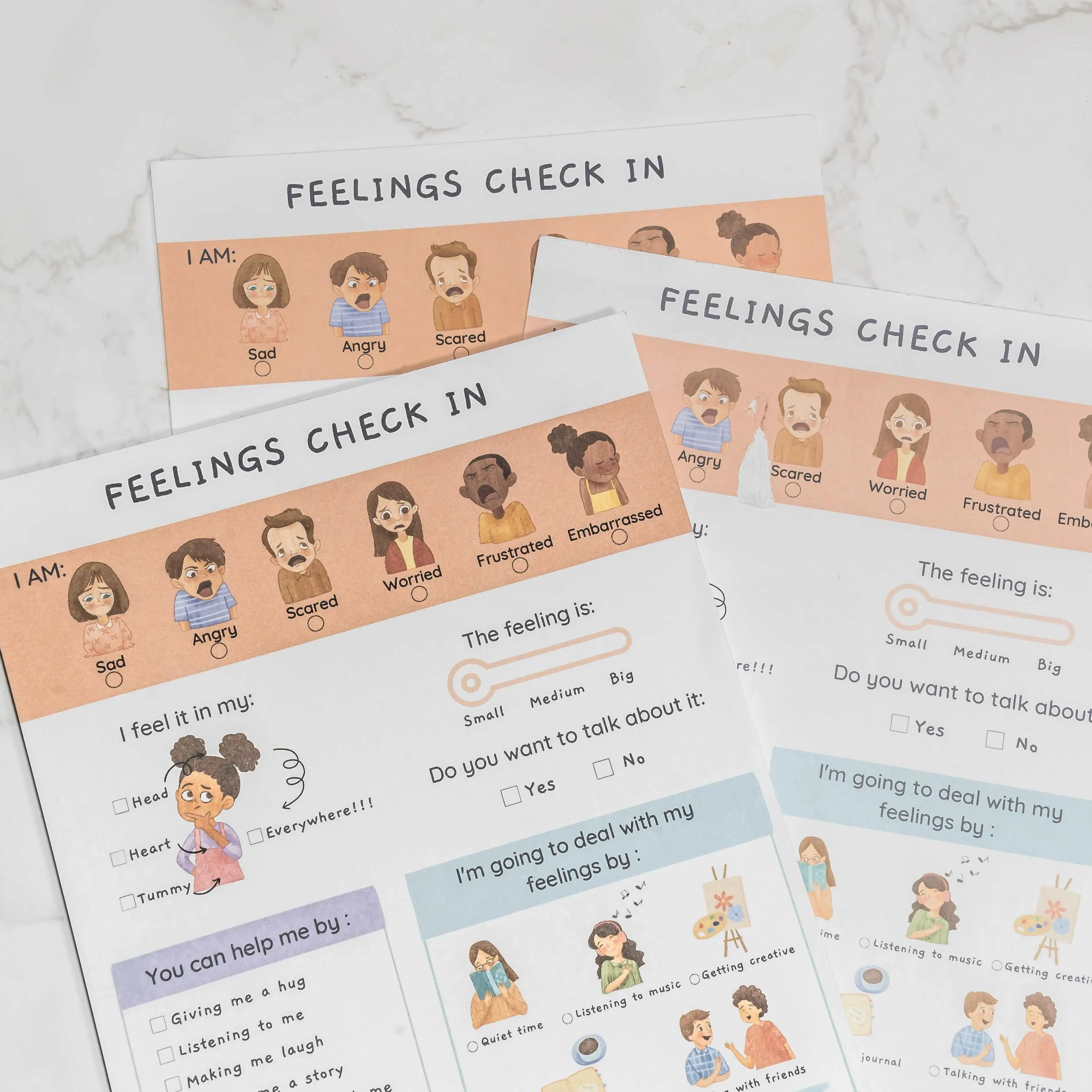 Feelings Check-in Memopad