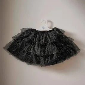 Ginger Ray Black & Gold Sparkle Halloween Tutu
