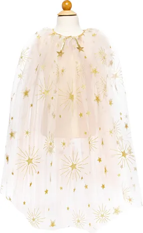 Gold Glam Party Cape Size 4-6