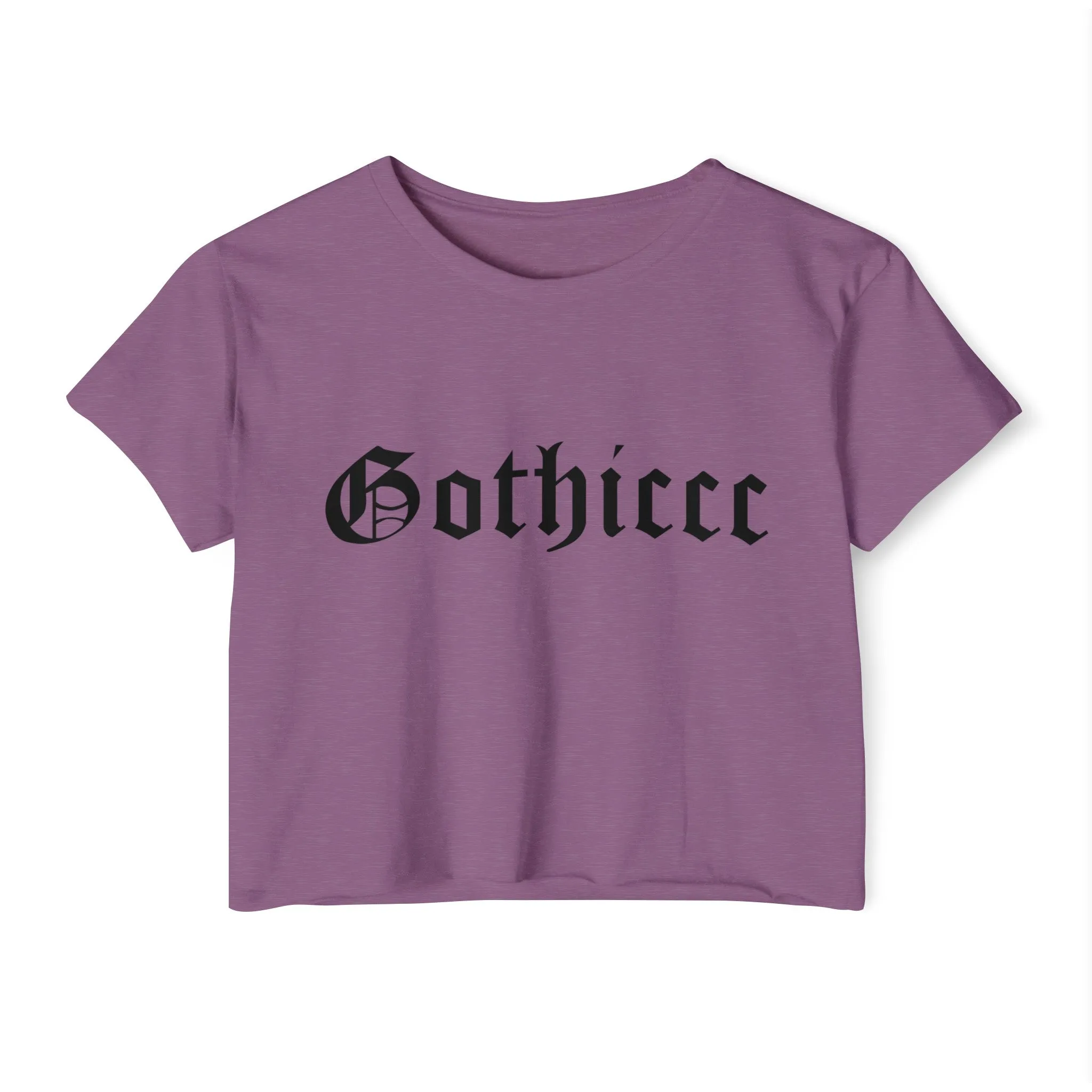 Gothiccc Women's Lightweight Crop Top