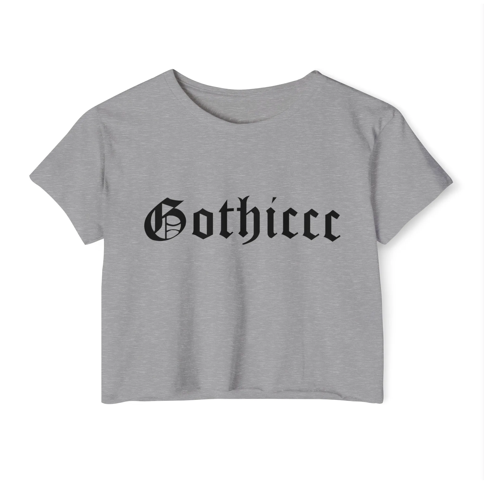 Gothiccc Women's Lightweight Crop Top
